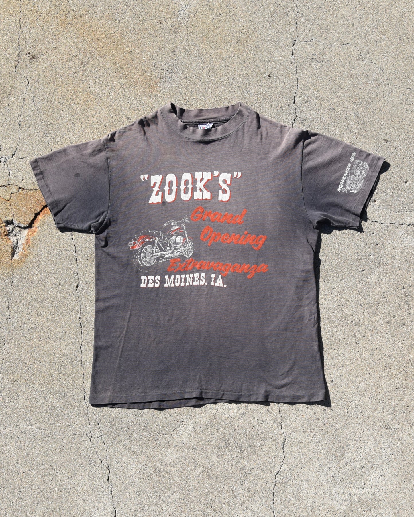 1980s Harley Davidson Tshirt - Sun Faded