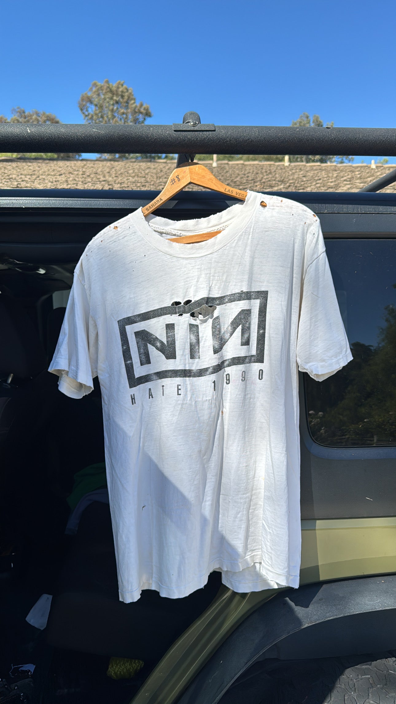 Nine Inch Nails Hate 1990 You Get What You Deserve Tshirt Oneita XL