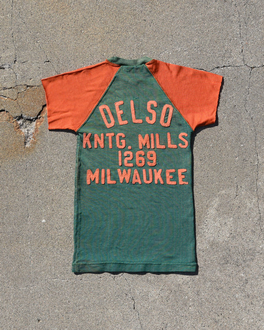 1950s Durene Delso Knitting Mills Jersey - Small