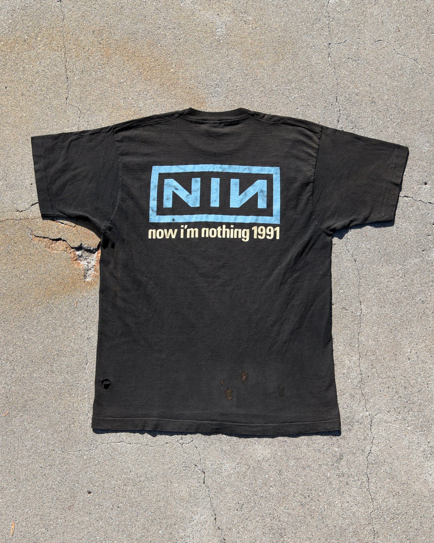 1991 Nine Inch Nails Now I’m Nothing Official Tshirt