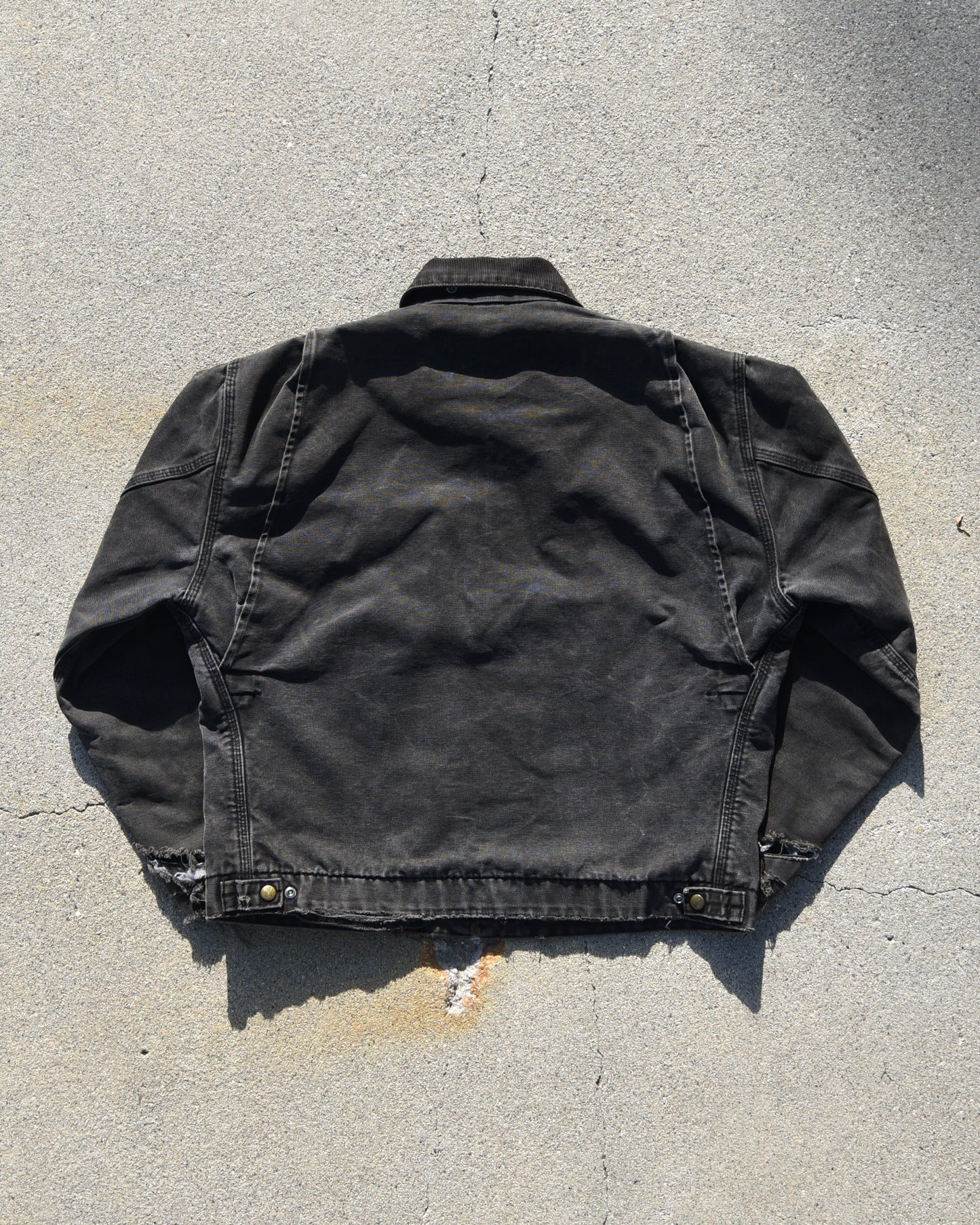 Carhartt Detroit Jacket J43 ONX Onyx Black Large Rare
