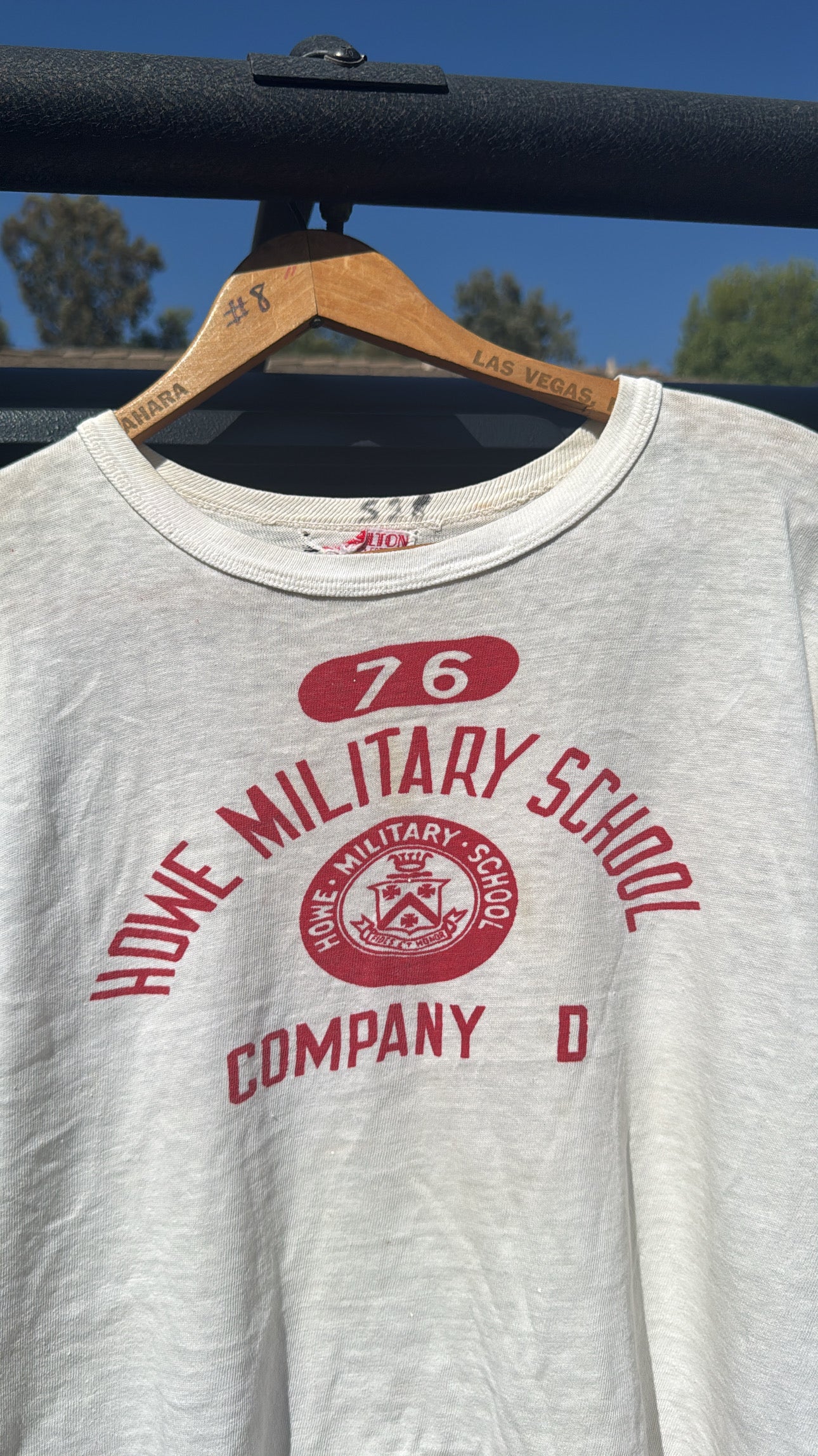 1950s Howe Military School Water Print Tshirt