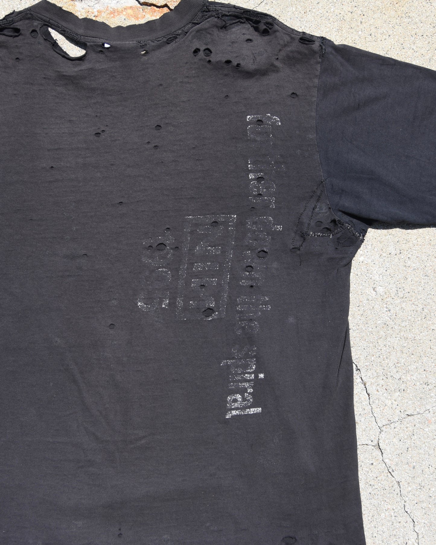 1995 Thrashed and Repaired Nine Inch Nails Further Down The Spiral Tshirt