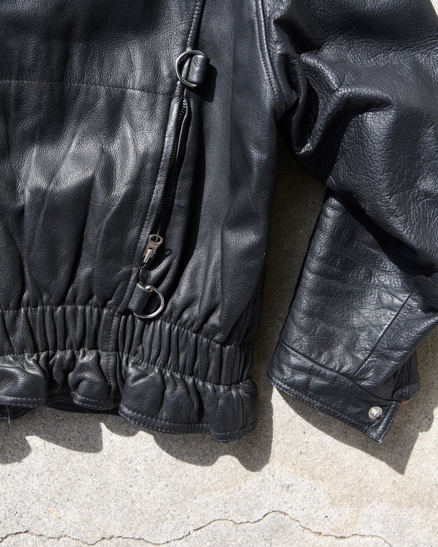 Avirex B7 Tanker Fireclasp Hooded Leather Jacket