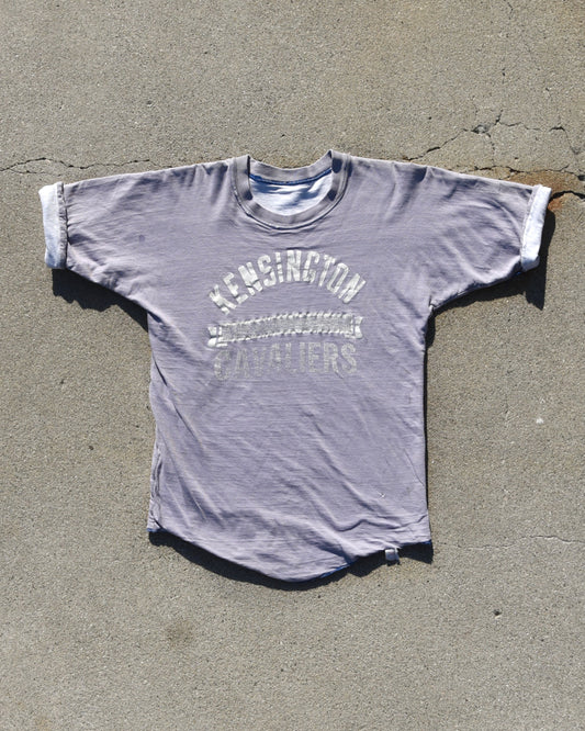 1960s Kensington Cavaliers Double Face Tshirt Sun Faded