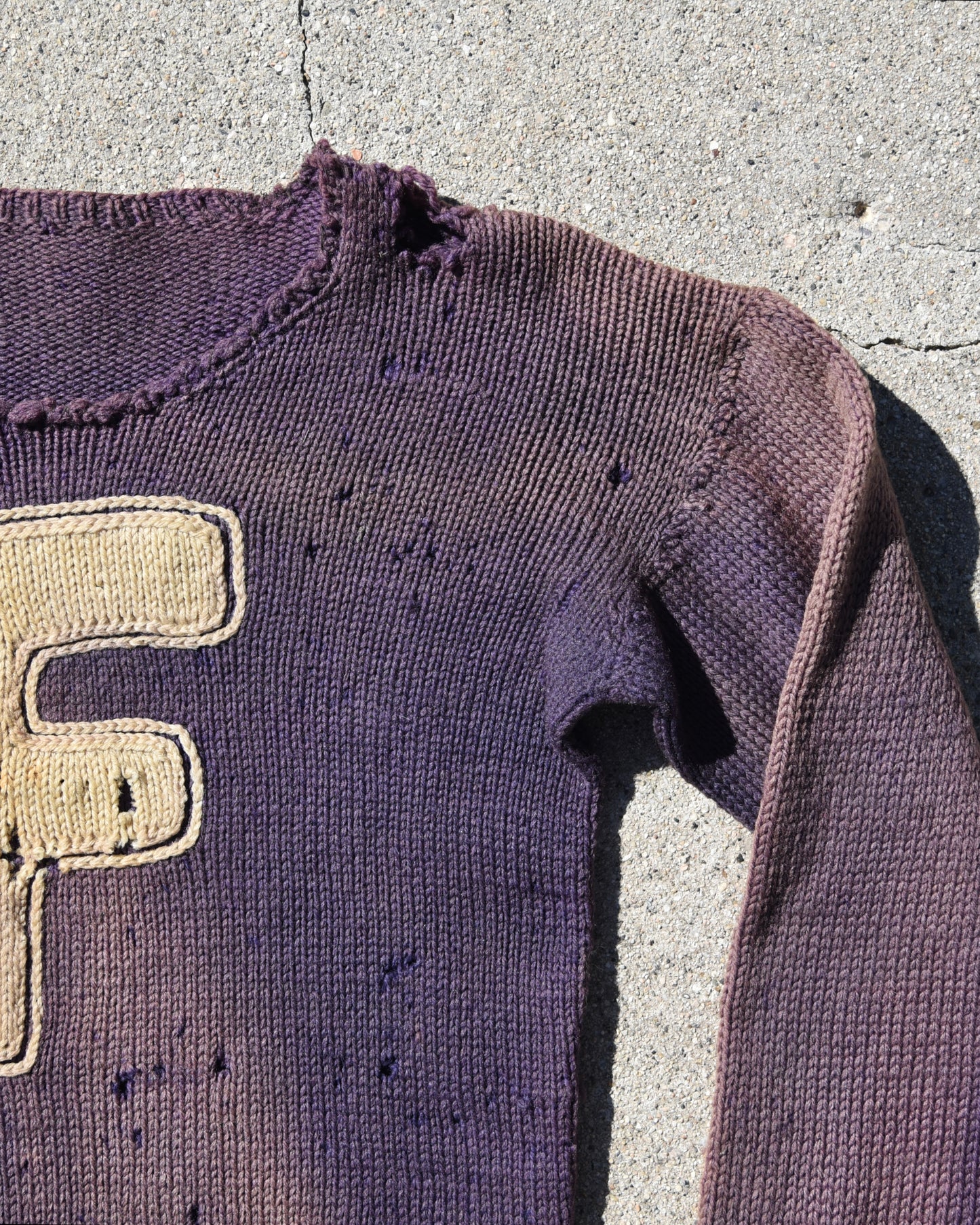 1940s Union Mills Knit Sweatshirt - Sun Faded
