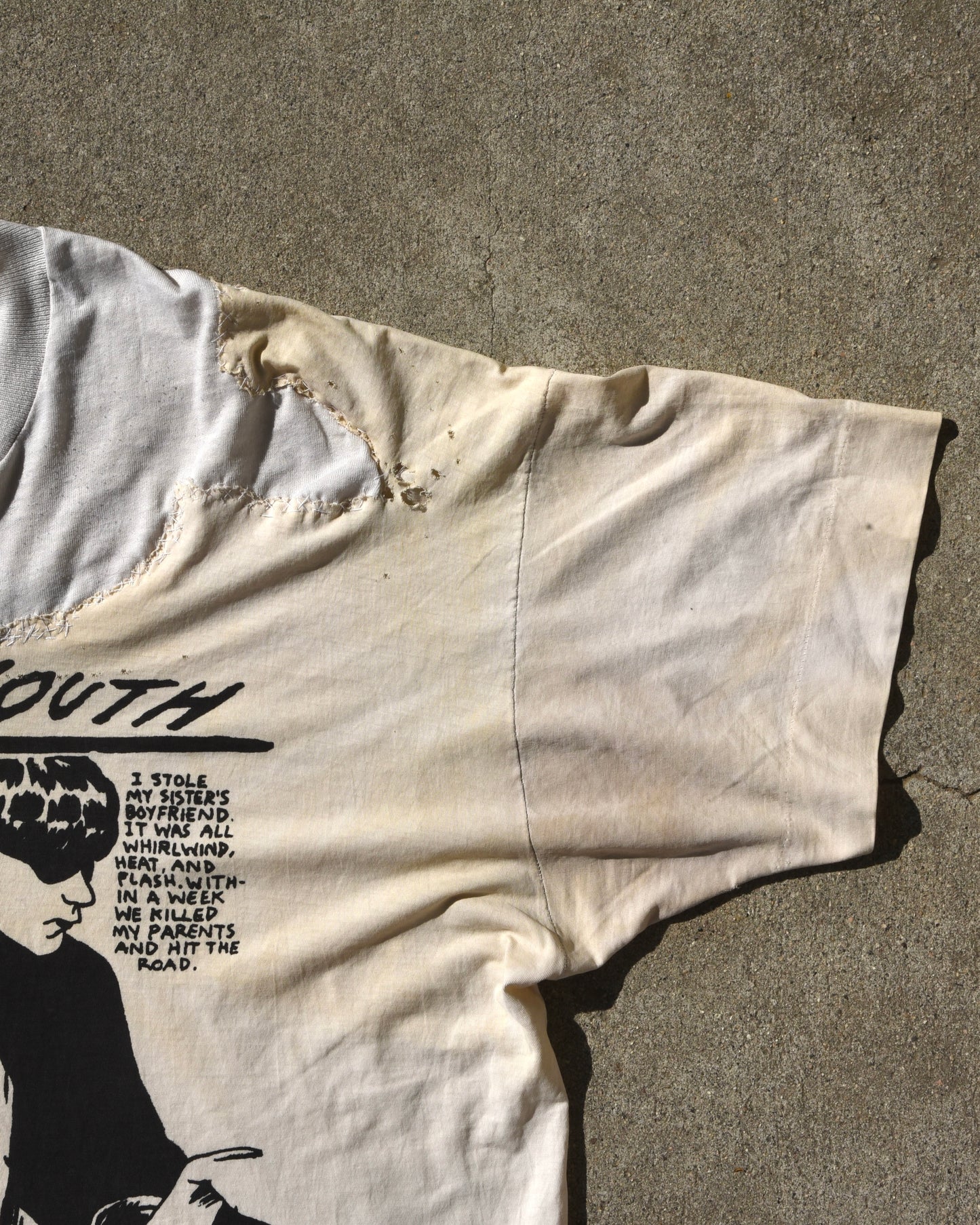 1990s Sonic Youth Thrashed and Repair Goo Tshirt