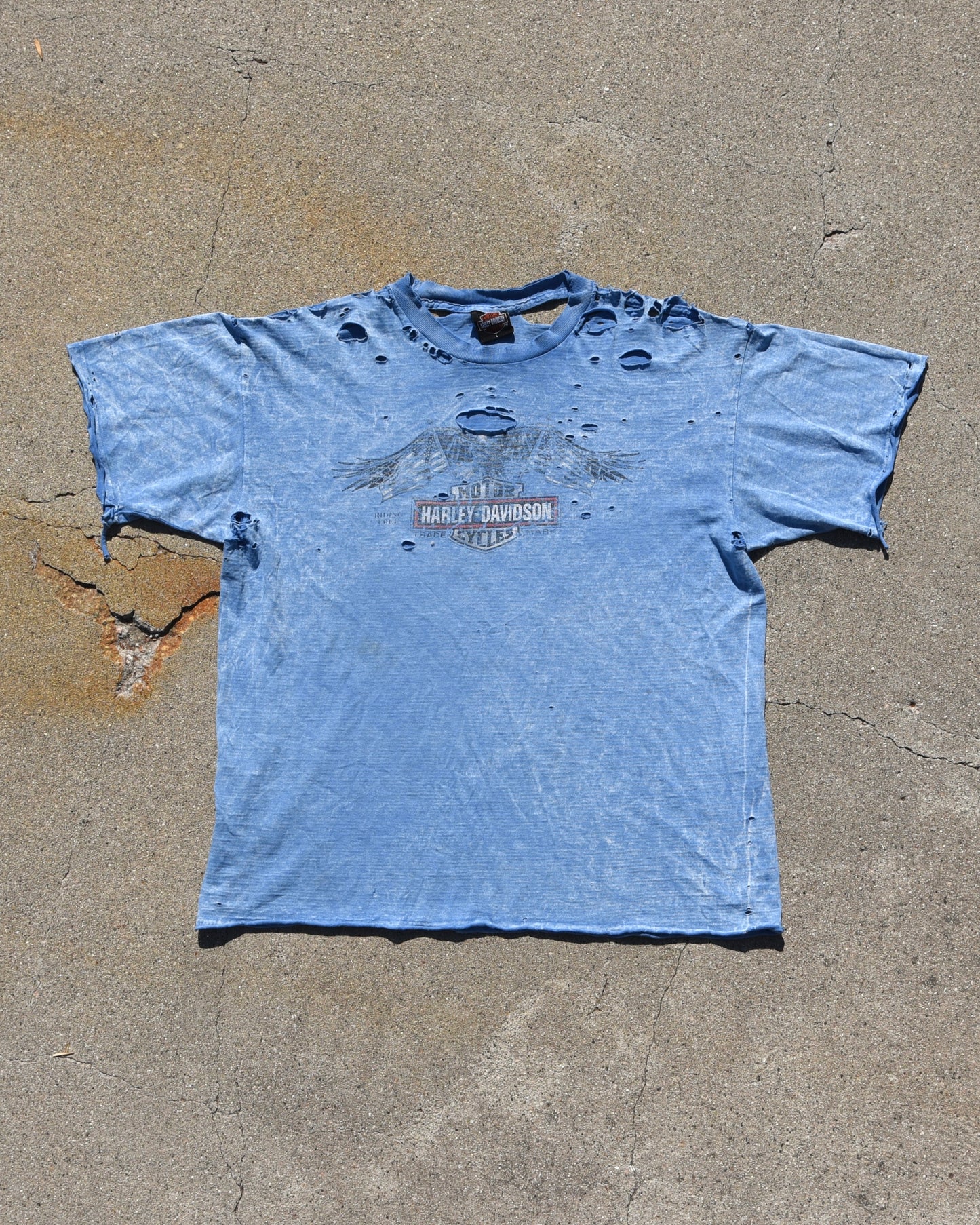 1990s Harley Davidson Tshirt Thrashed
