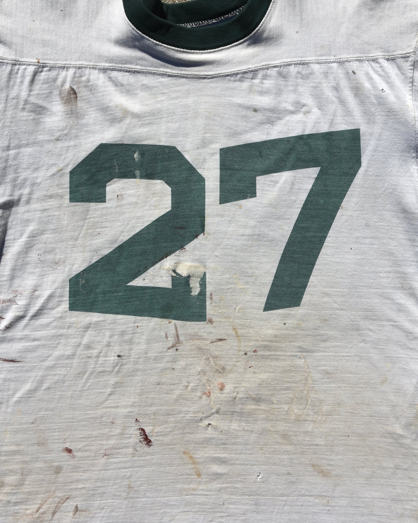 1950s Champion Cotton Football Jersey Thrashed