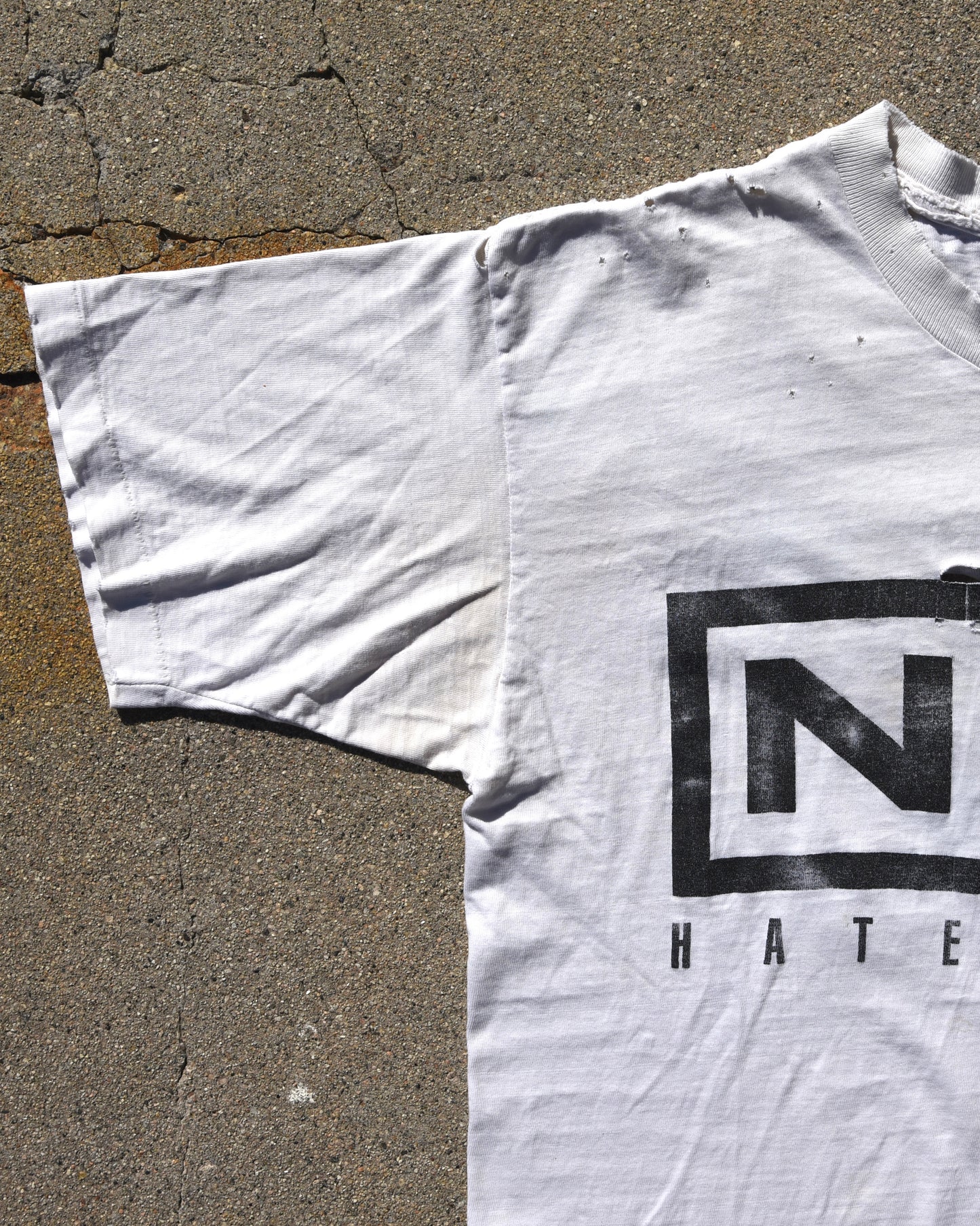 Nine Inch Nails Hate 1990 You Get What You Deserve Tshirt Oneita XL