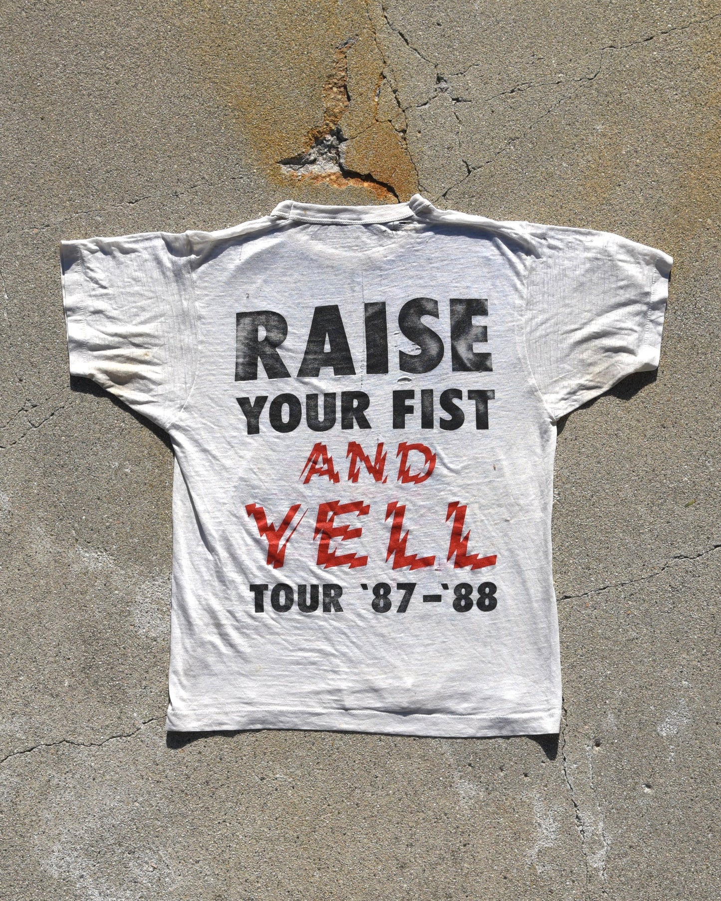1987 Alice Cooper Raise Your Fist and Yell Tour Tshirt