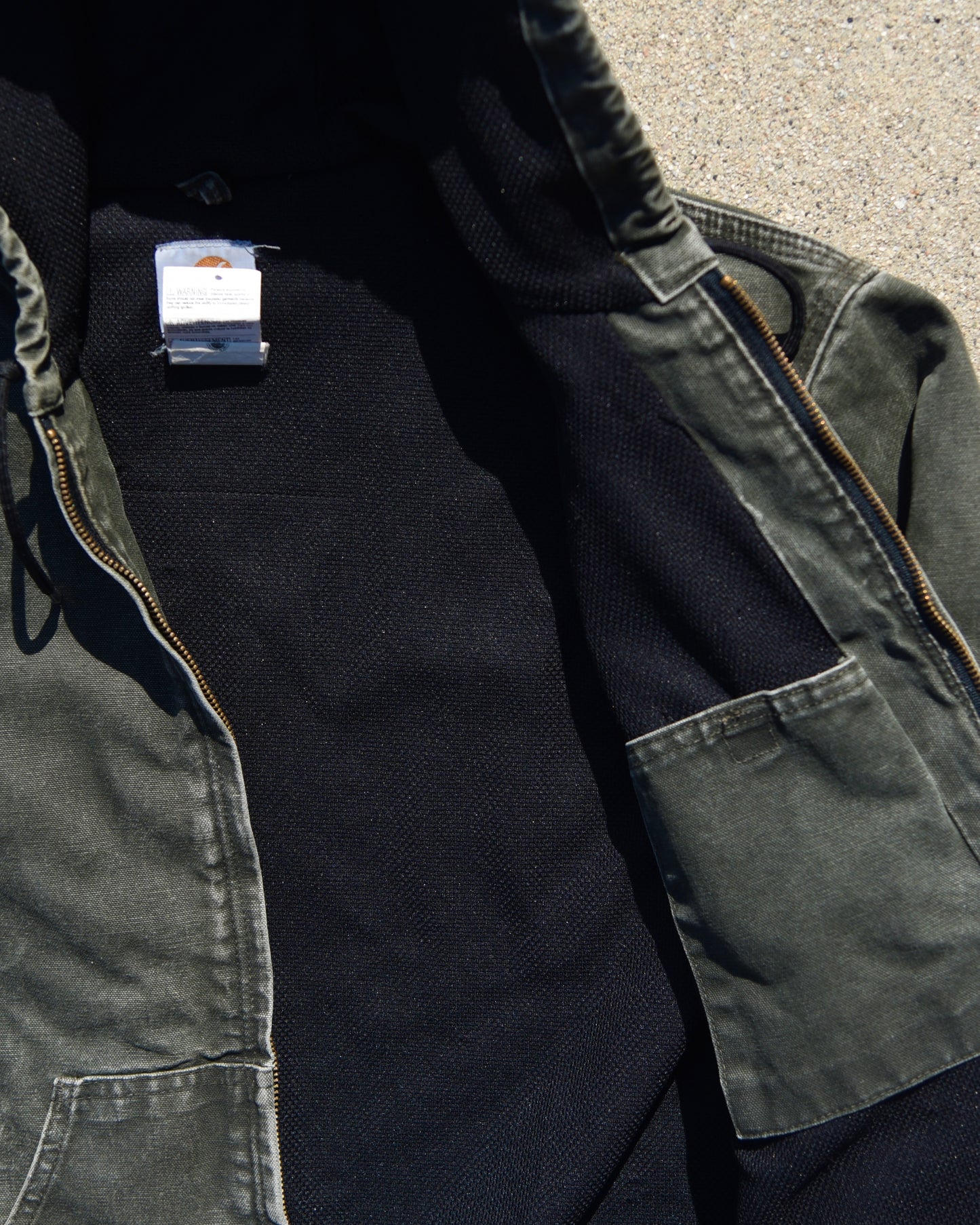 Carhartt Hooded Jacket J25 MOS Medium Moss Green