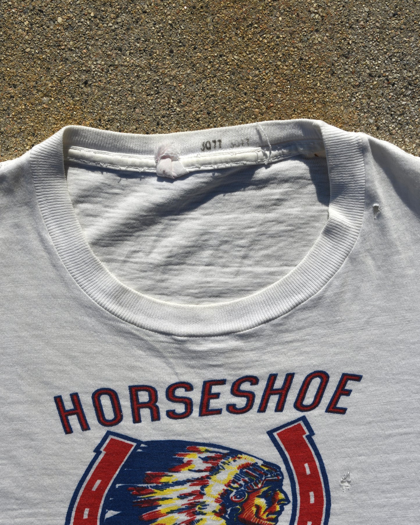 1950s Boy Scouts Horseshoe Reservation Scout Camp Staff Tshirt