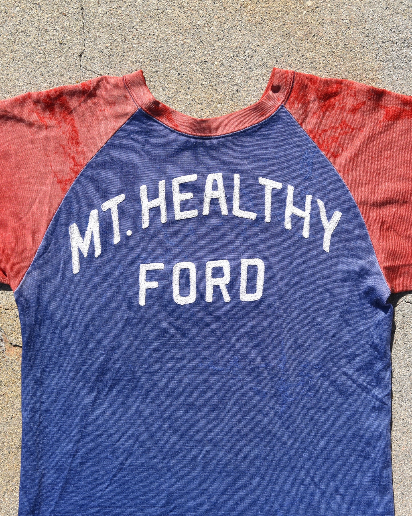 1950s Mt. Healthy Ford Two Tone Durene Jersey