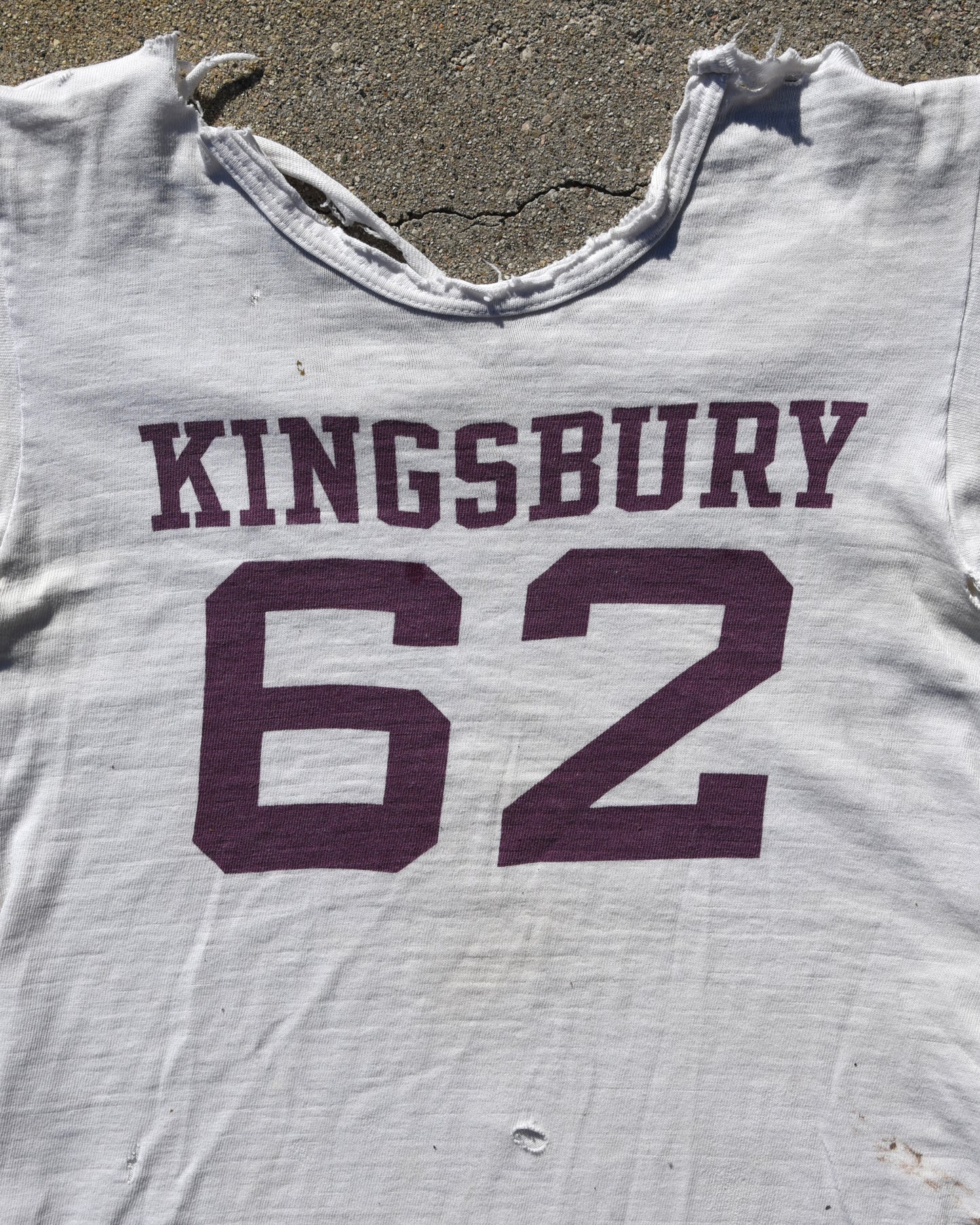 1950s Thrashed Kingsbury Football Jersey