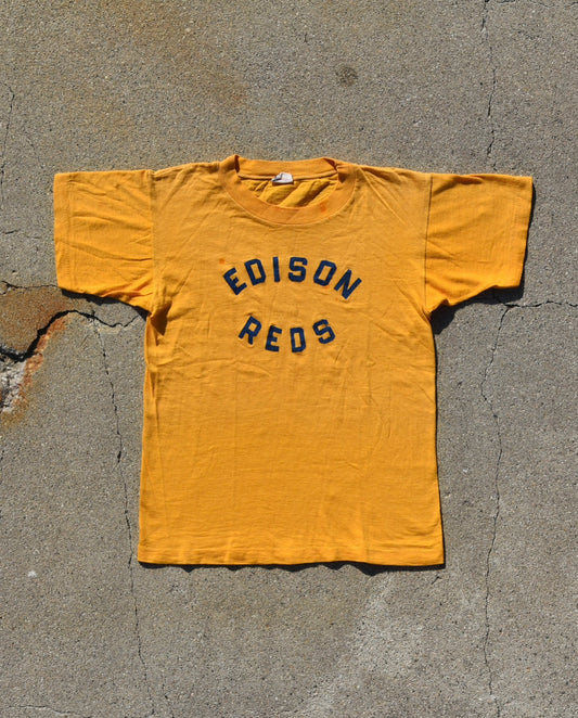 1950s Champion Running Man Edison Reds Tshirt Youth
