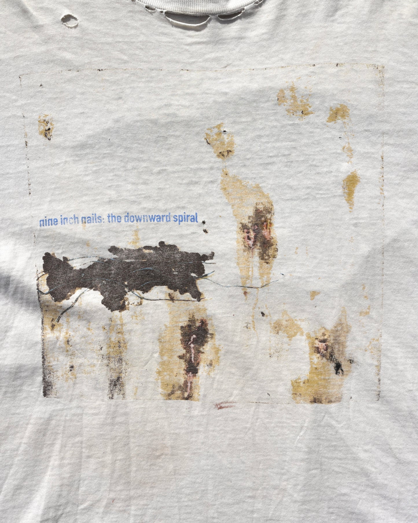 1994 Nine Inch Nails The Downward Spiral Self Destruct Halo Eight Tshirt