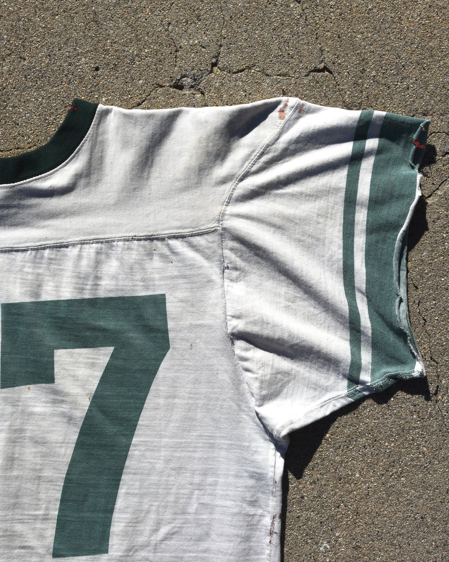 1950s Champion Cotton Football Jersey Thrashed