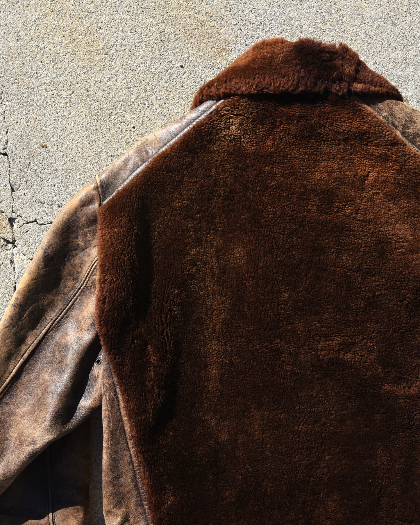 1940s Laskin Lamb Grizzly Fur Horsehide Jacket