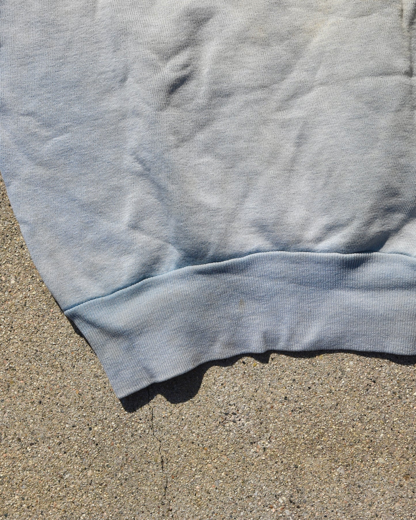 1960s Cascadia Sun Faded Blue Quarter Zip Sweatshirt