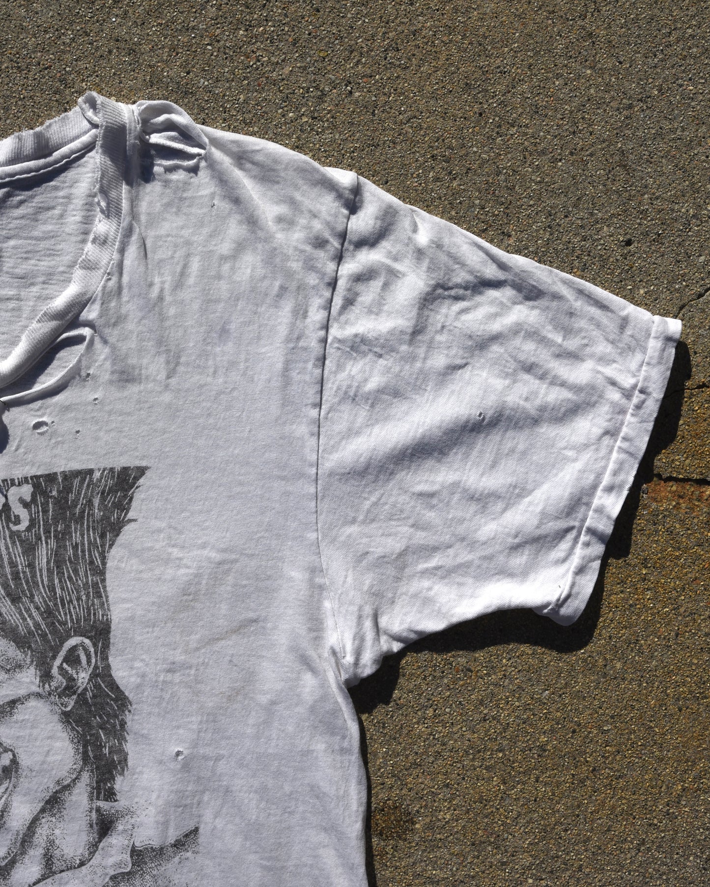 1980s Thrashed Cramps Band Tshirt