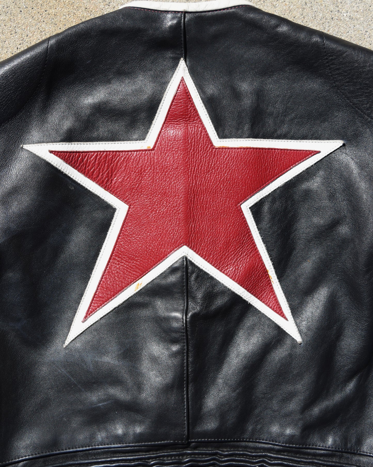 Vanson One Star Racing Leather Jacket - Size 52