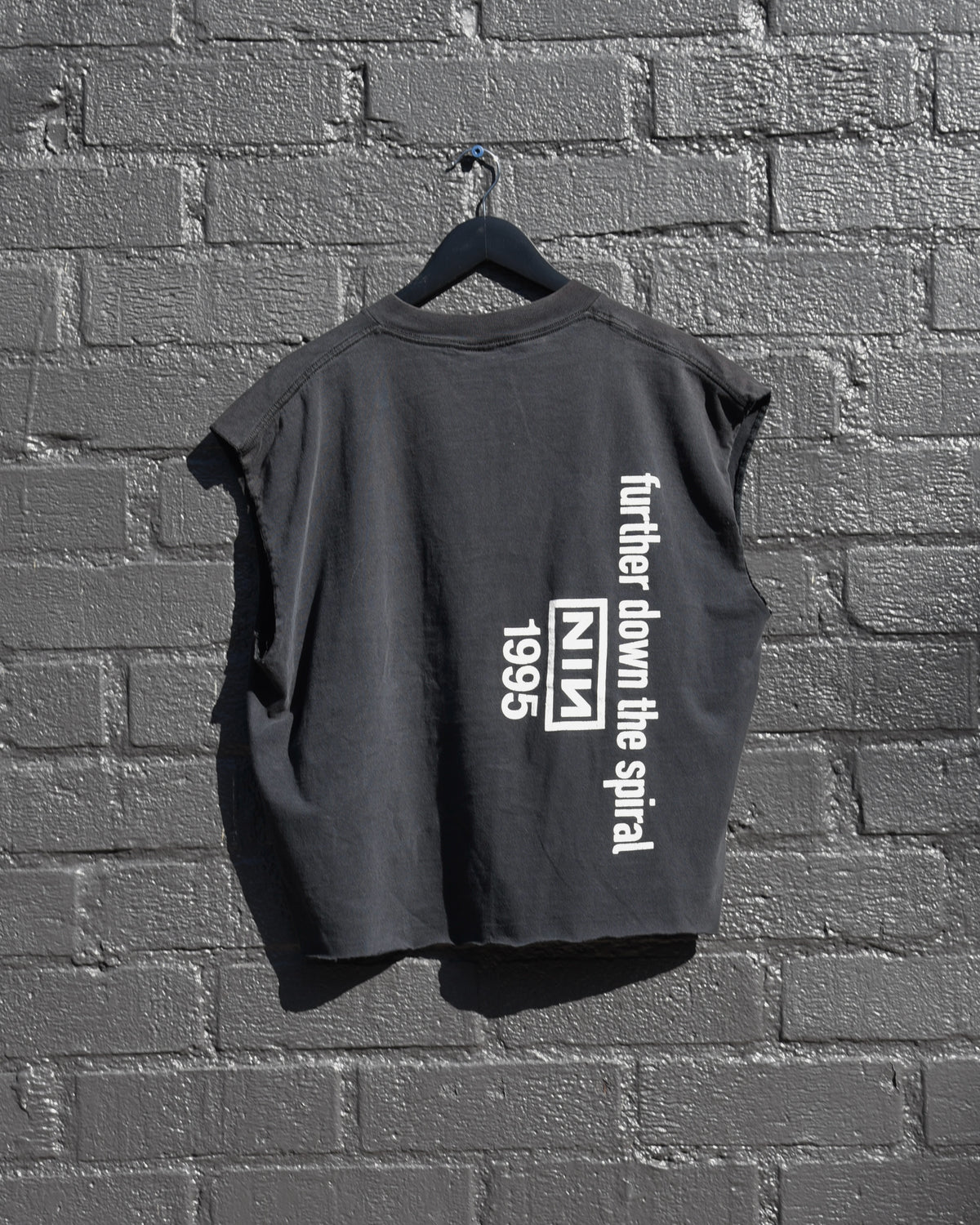 1995 Nine Inch Nails Further Down The Spiral Cutoff Tshirt