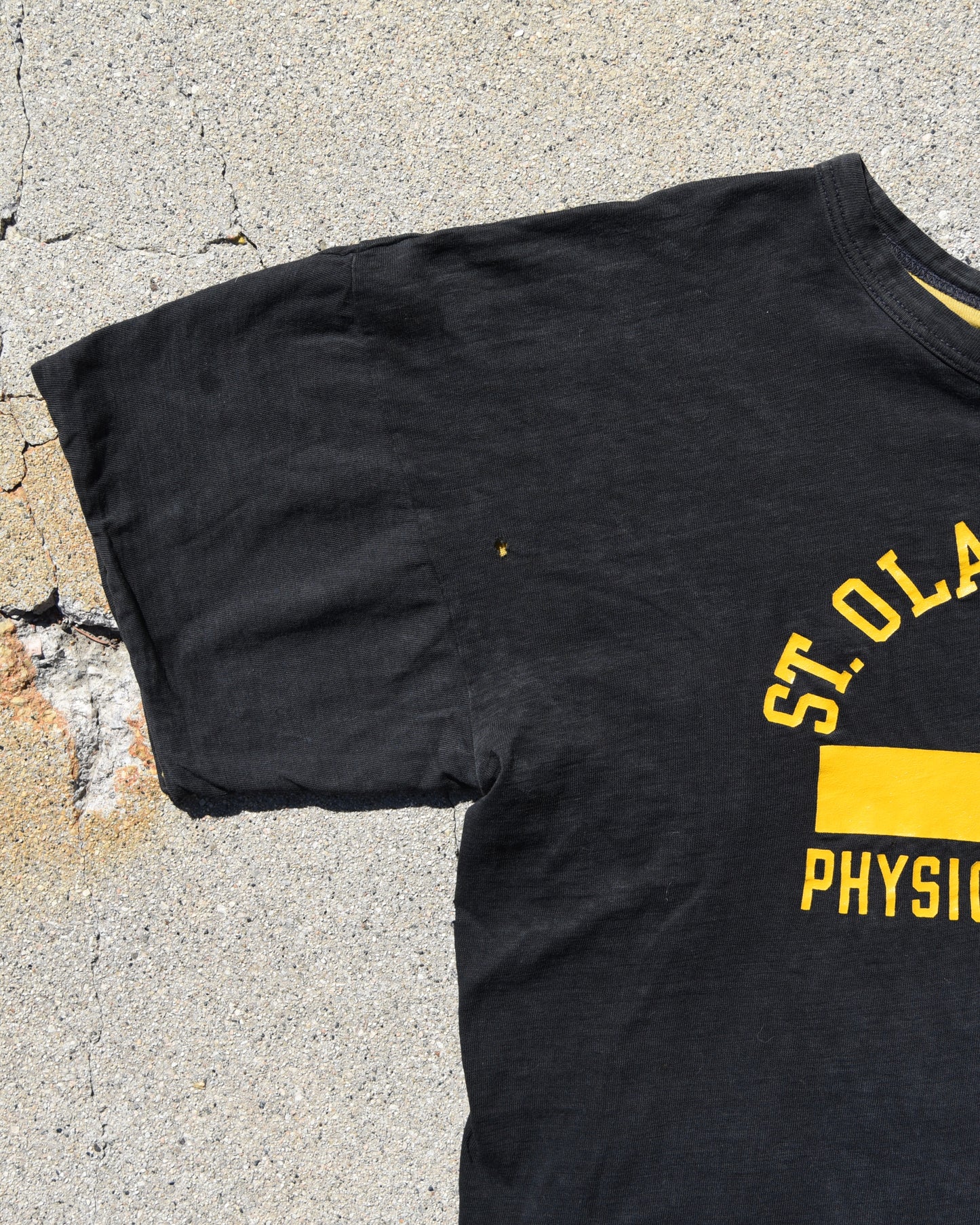 1960s Champion St Olaf College Reversible Double Face Phys Ed Tshirt