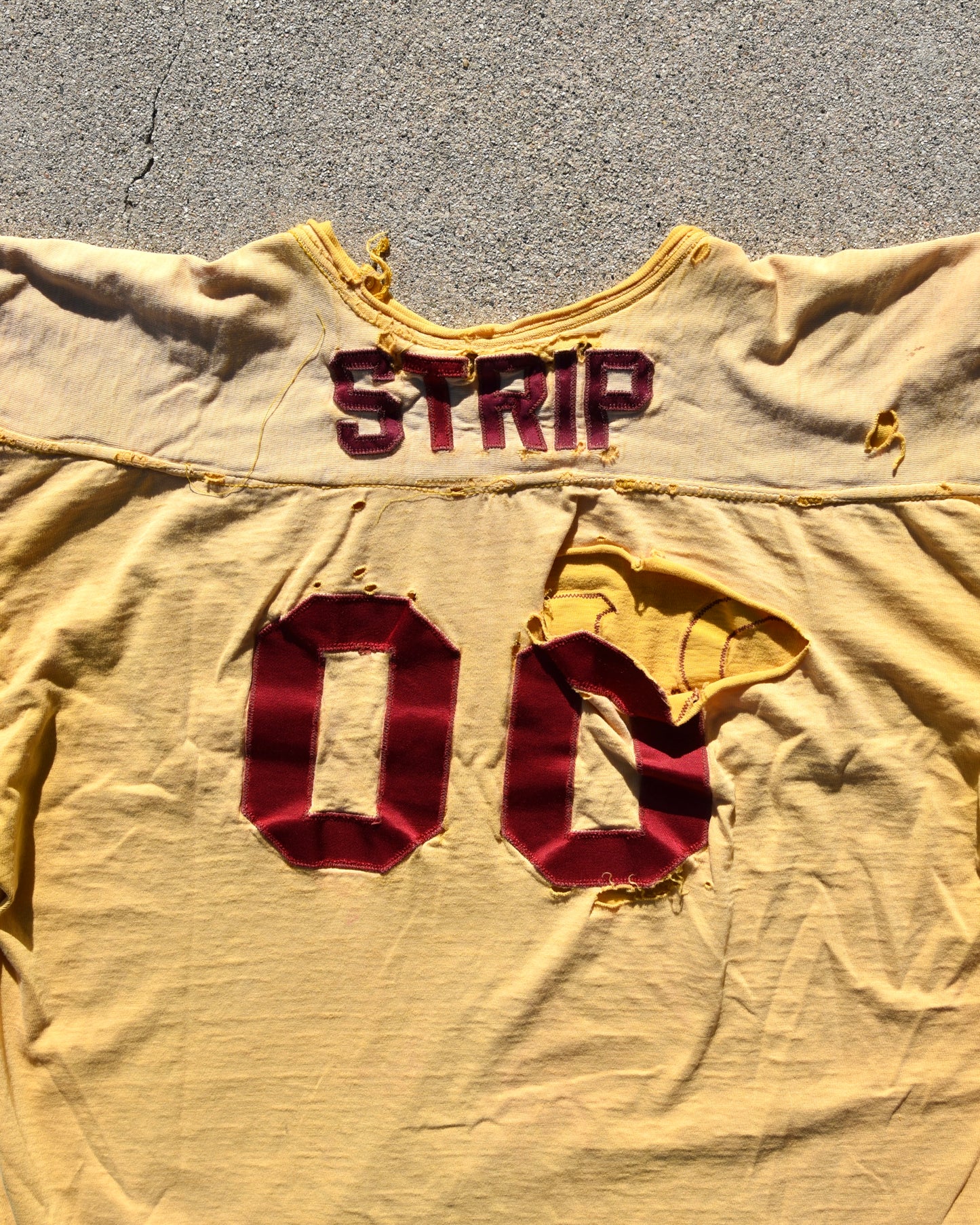 1960s Durene Thrashed Sun Faded Fraternity Jersey