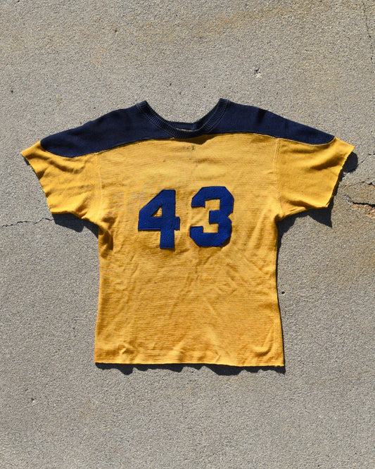 1950s Two Tone Durene Football Jersey