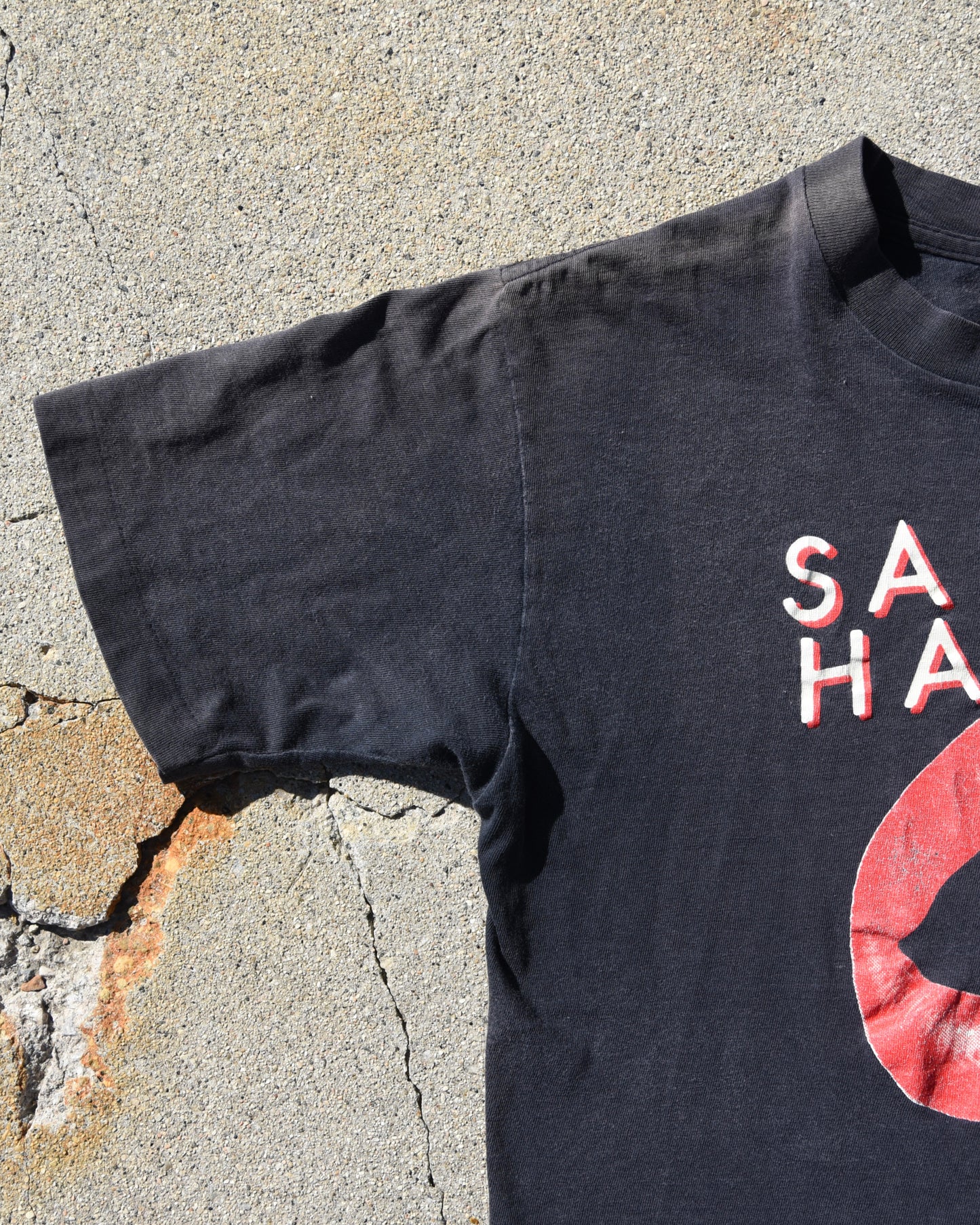 1983 Sammy Hagar Vintage Lips Tshirt Sun Faded