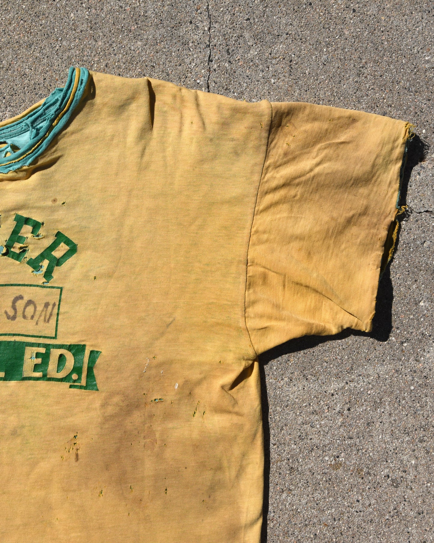 1950s Placer Phys Ed Double Face Tshirt