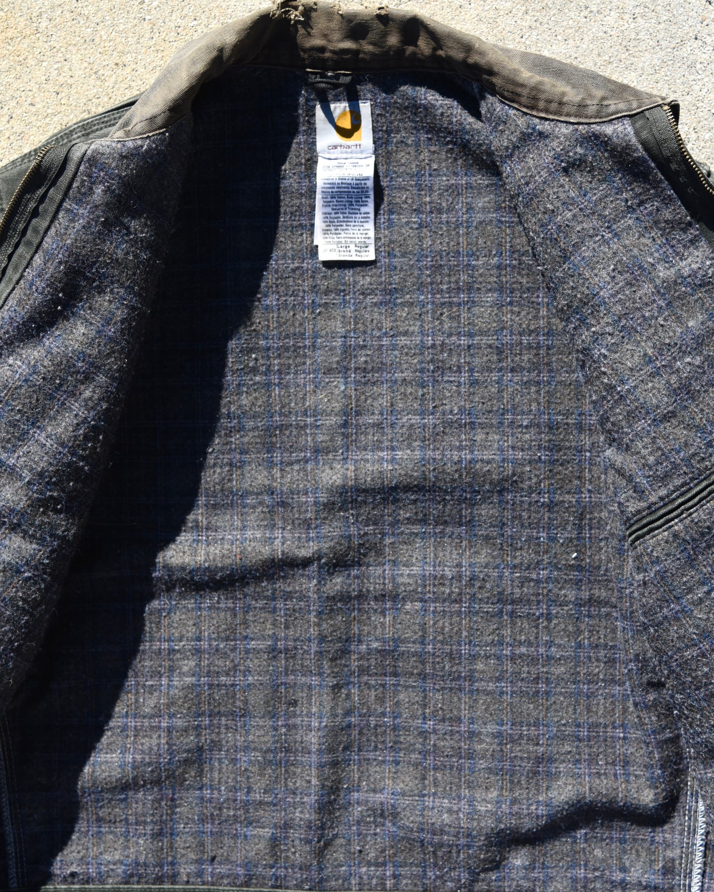 Carhartt J97 MOS Duck Detroit Jacket Moss Green - Large