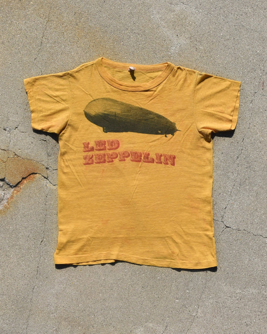 1970s Led Zeppelin Blimp Tshirt Medium
