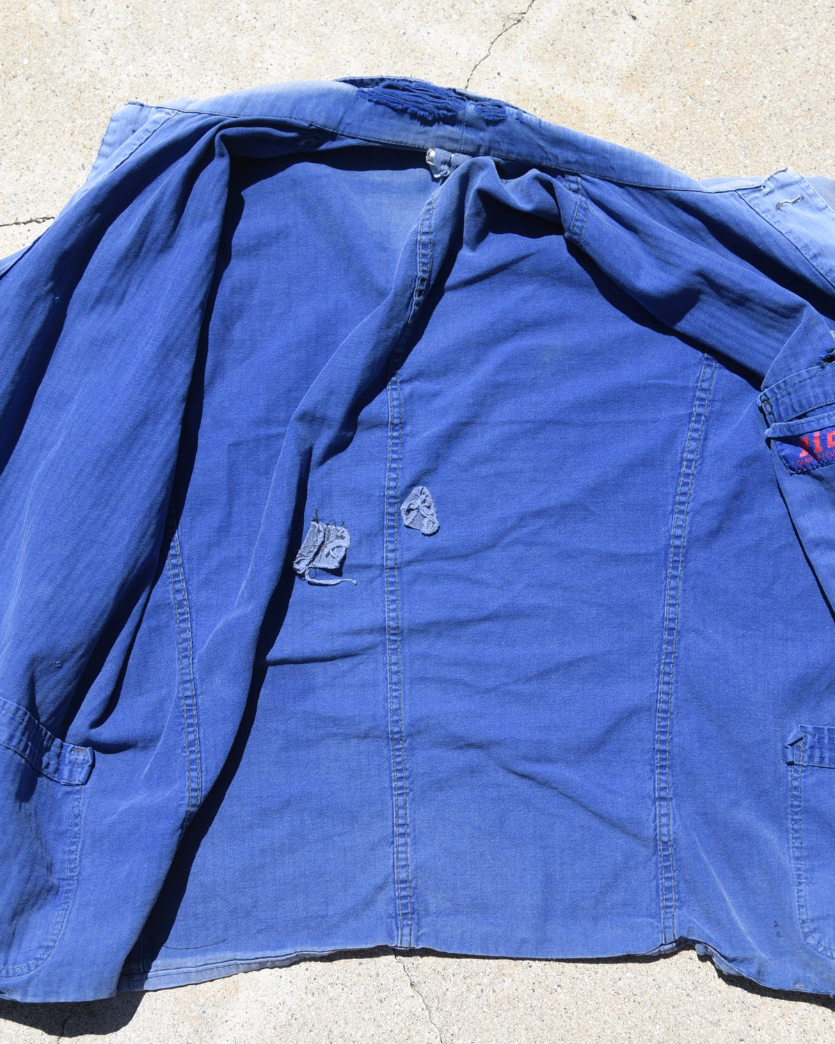 1960s Sun Faded French Chore Coat