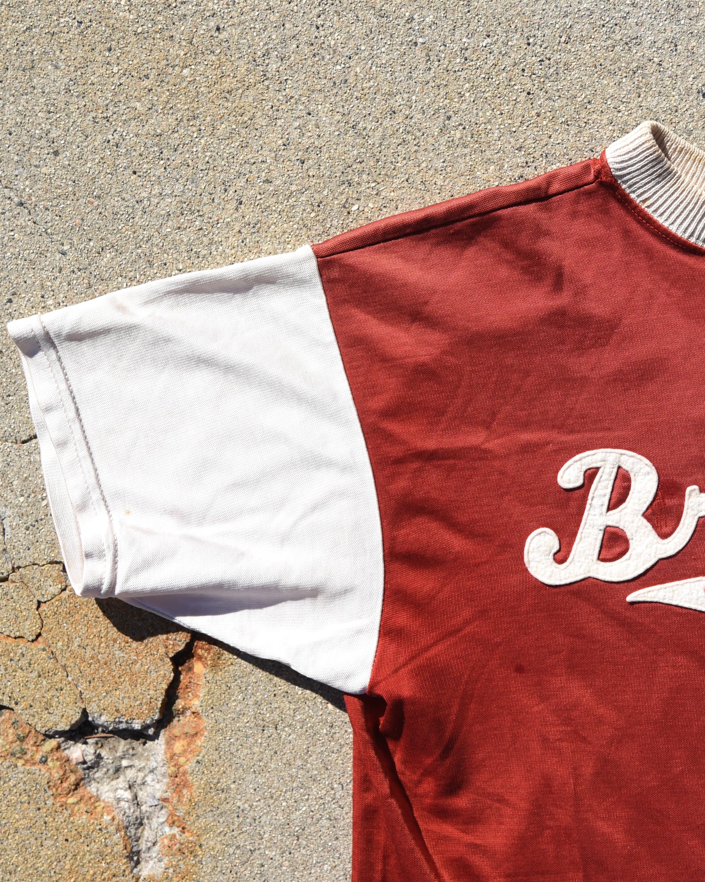 1950s Durene Two Tone Braves Jersey Vintage