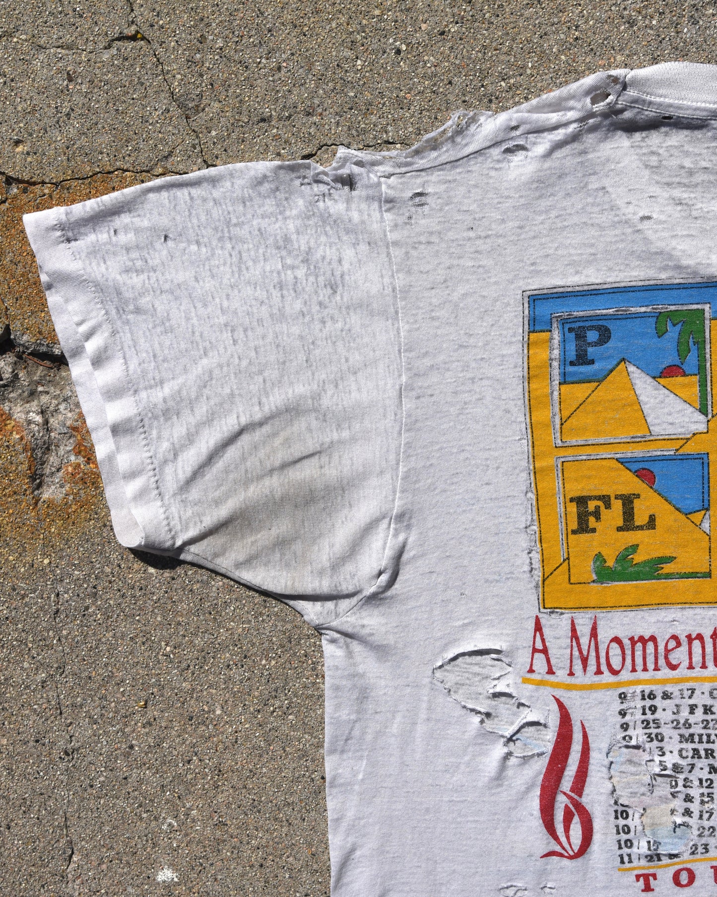1987 Pink Floyd A Momentary Lapse of Reason Tour Tshirt