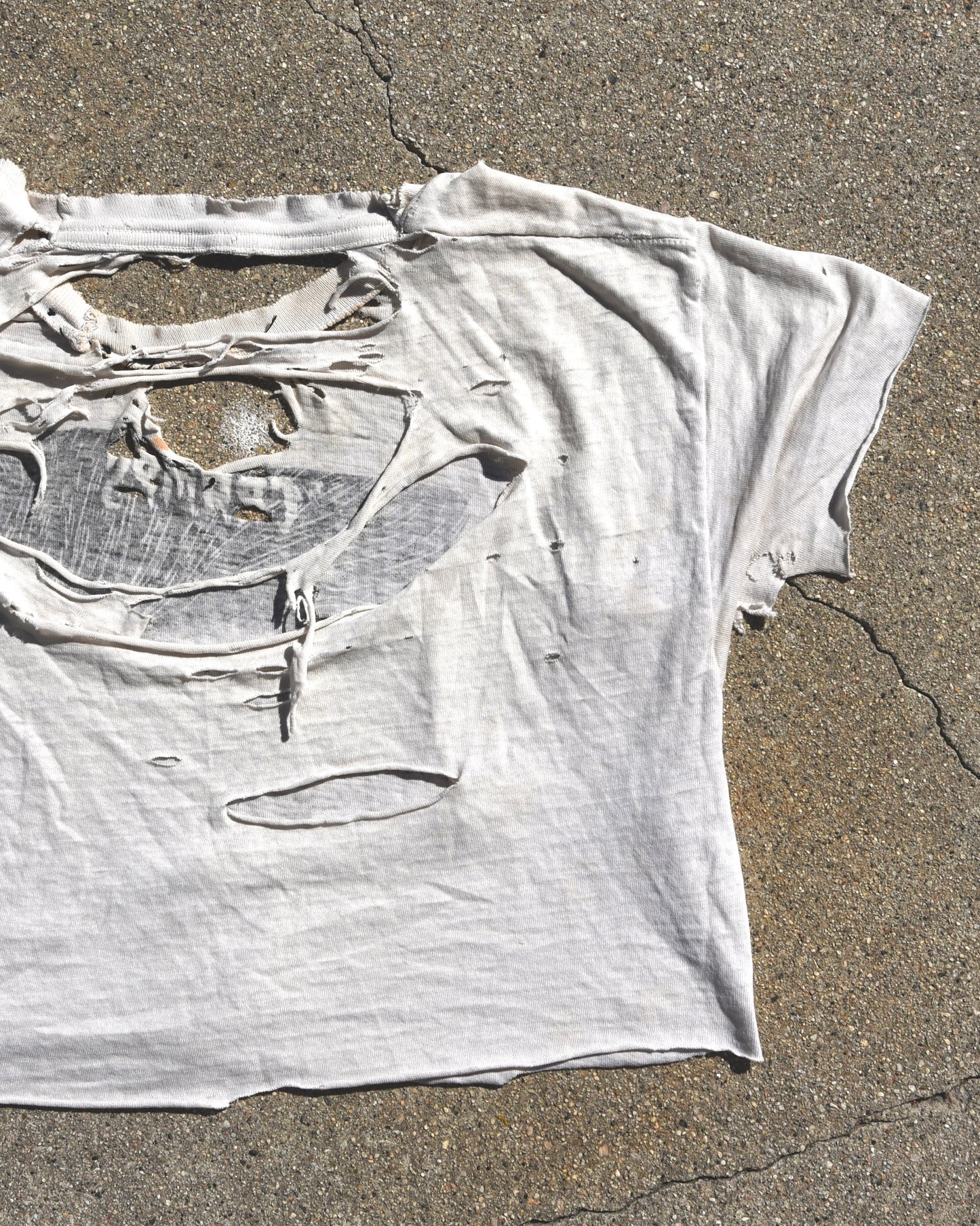 1980s Thrashed The Cramps Cropped Tshirt