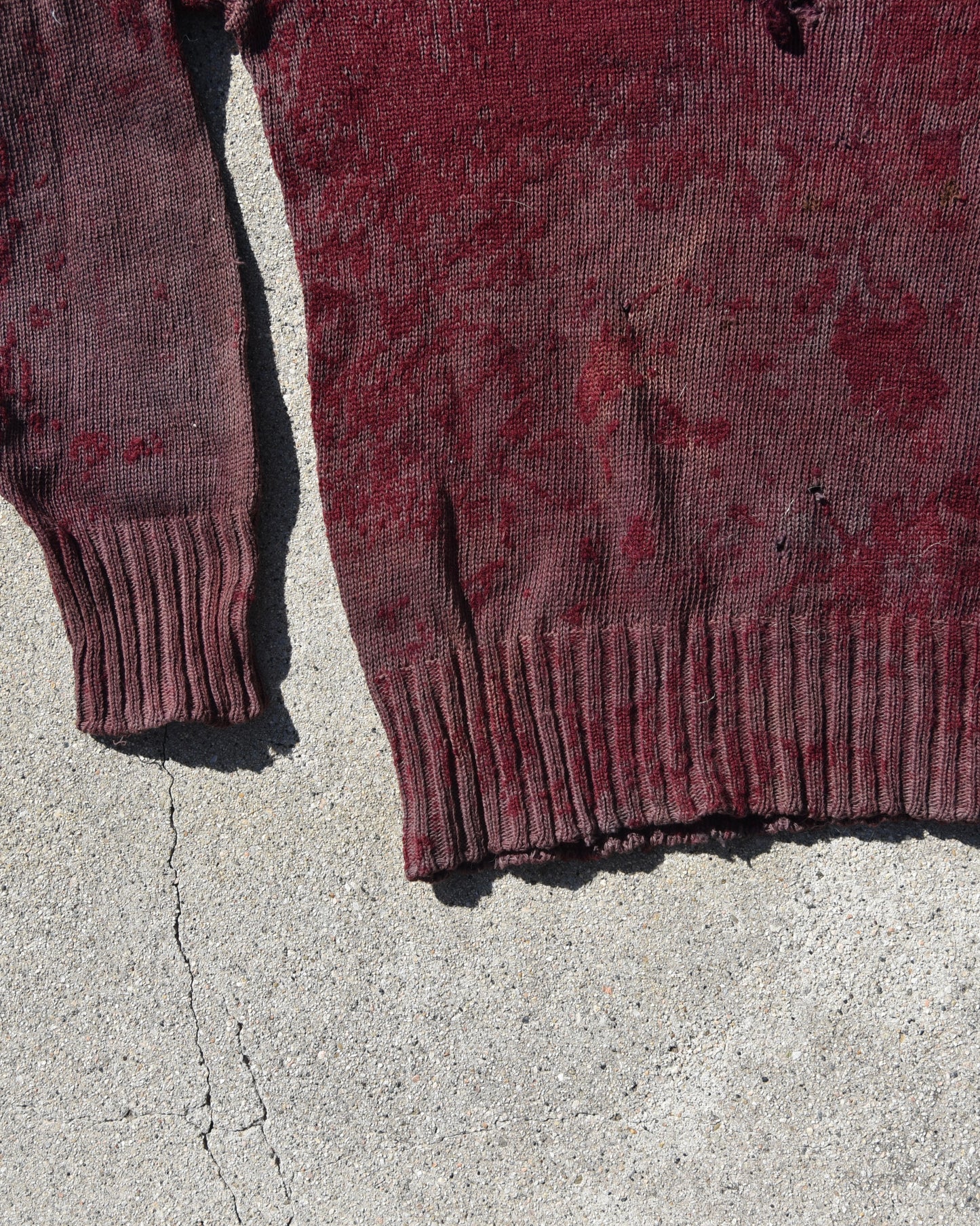 1940s Wool Knit Sweatshirt