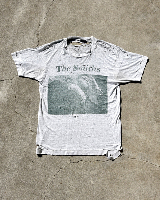 The Smiths 1980s Thrashed Single Stitch - The Queen Is Dead Tshirt