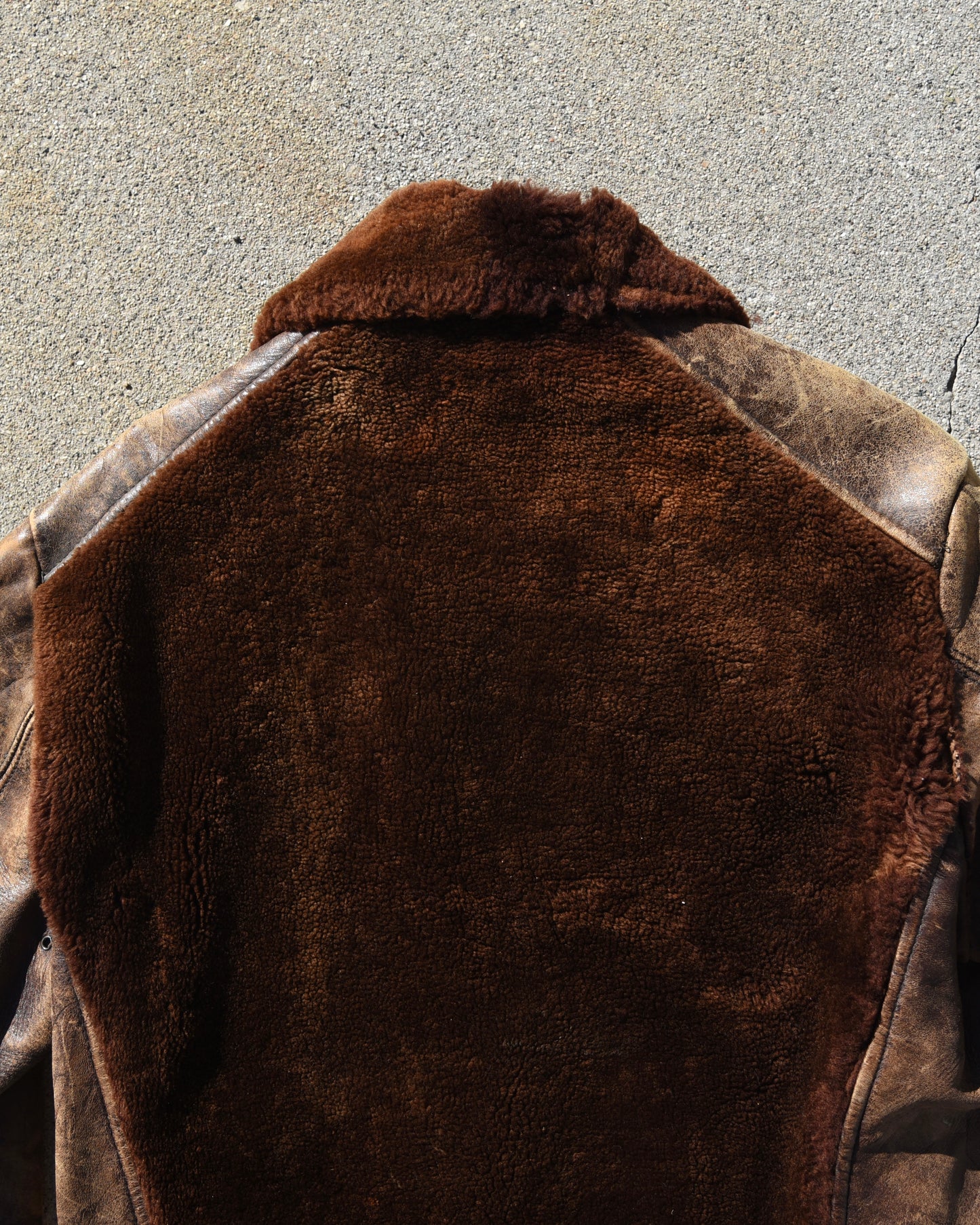 1940s Laskin Lamb Grizzly Fur Horsehide Jacket