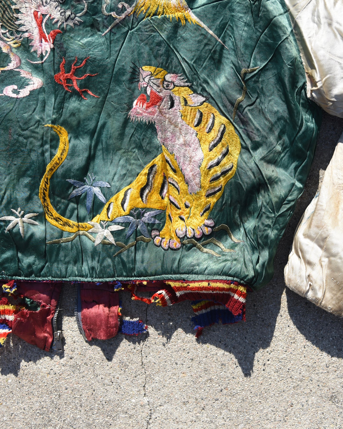 1950s Japan Sukajan Reversible Souvenir Jacket Thrashed
