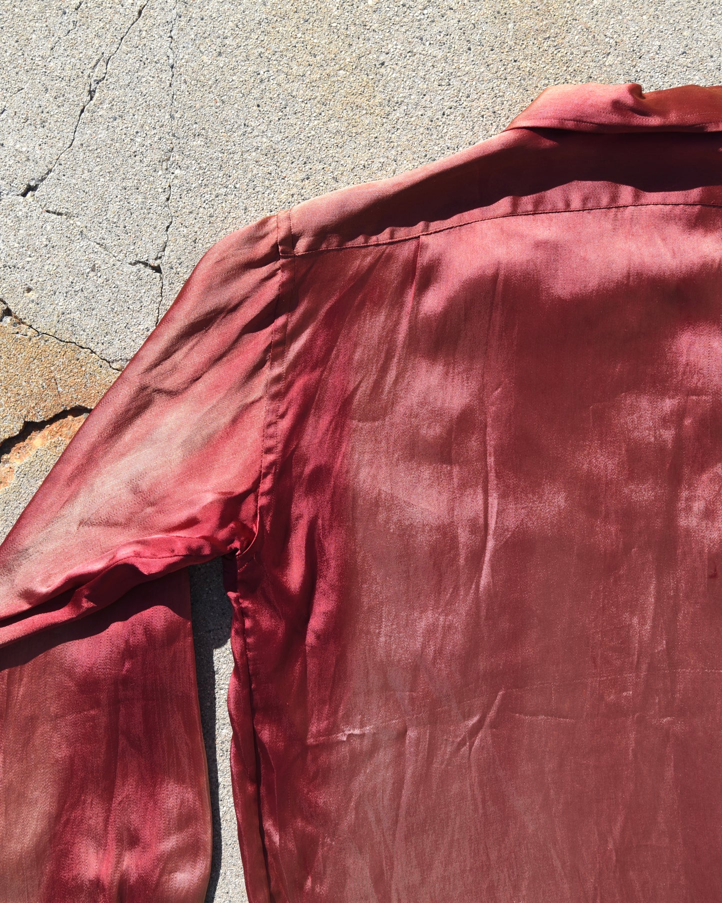 1950s Japanese Sukajan Satin Shirt