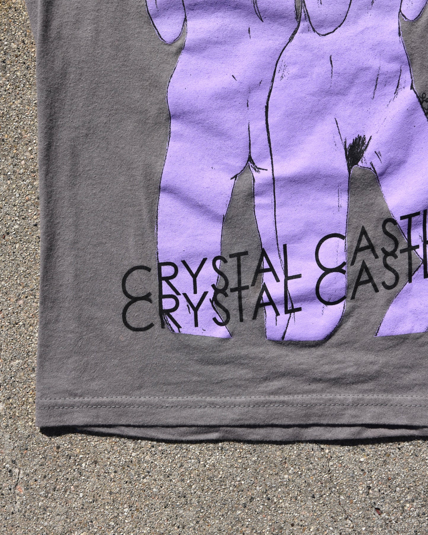 Crystal Castles Affection EP Promo Tshirt - Bay Island - Small