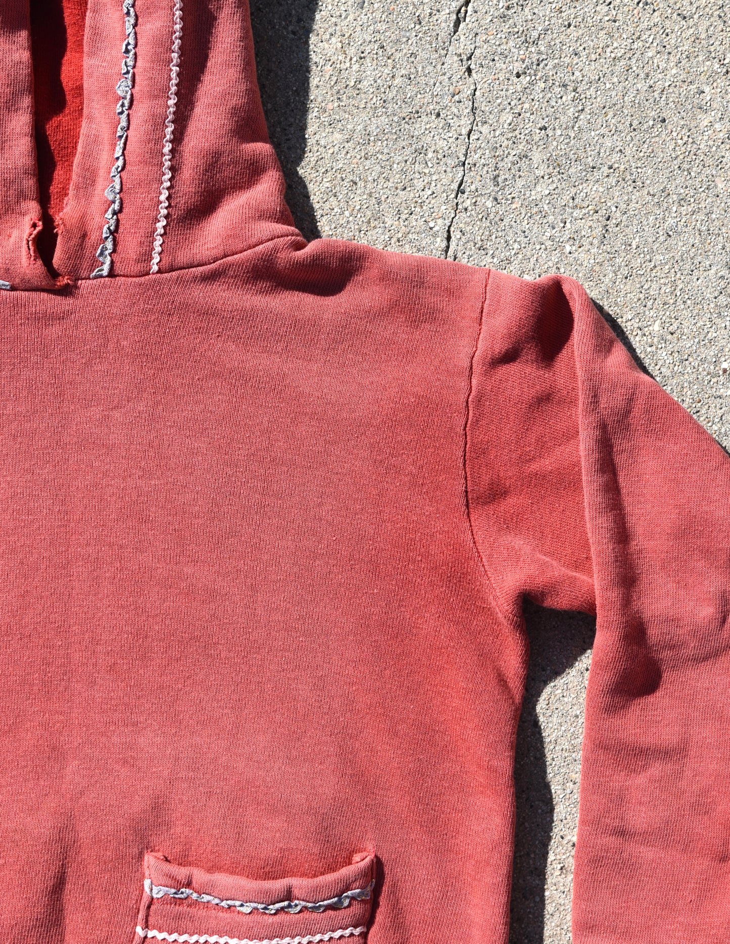 1950s Sun Faded Split Pocket Hoodie