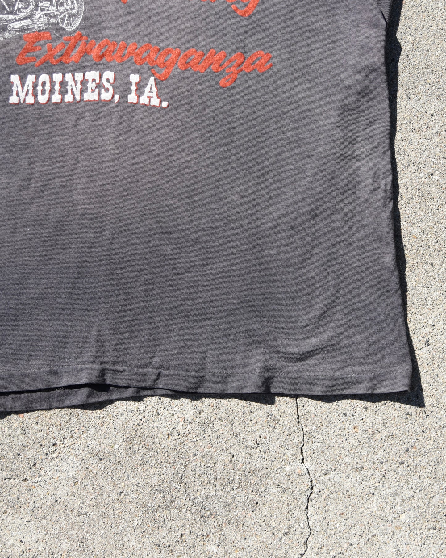 1980s Harley Davidson Tshirt - Sun Faded