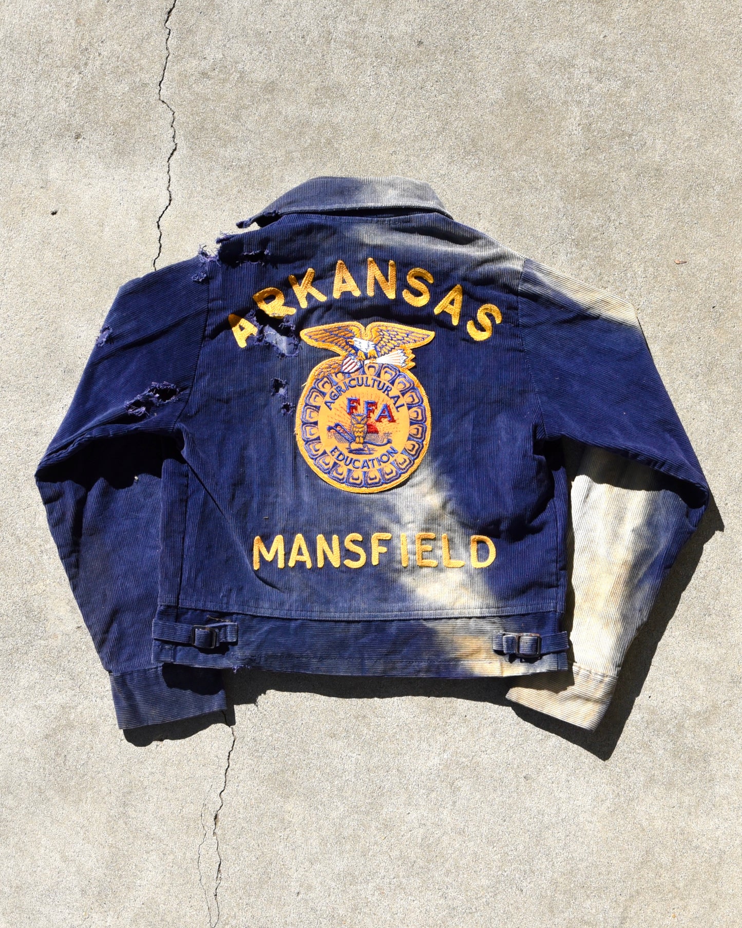 1970s Thrashed and Sun Faded FFA Jacket