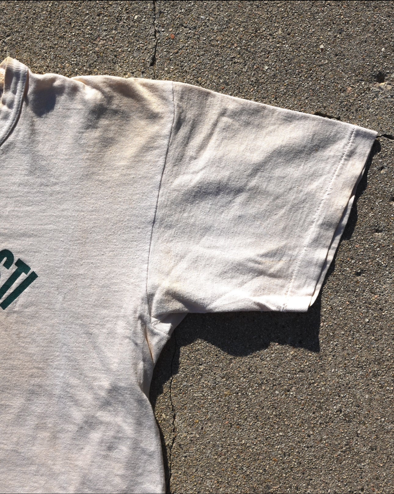 1940s Dix Knit Lumen Christi Phys Ed Tshirt Thrashed
