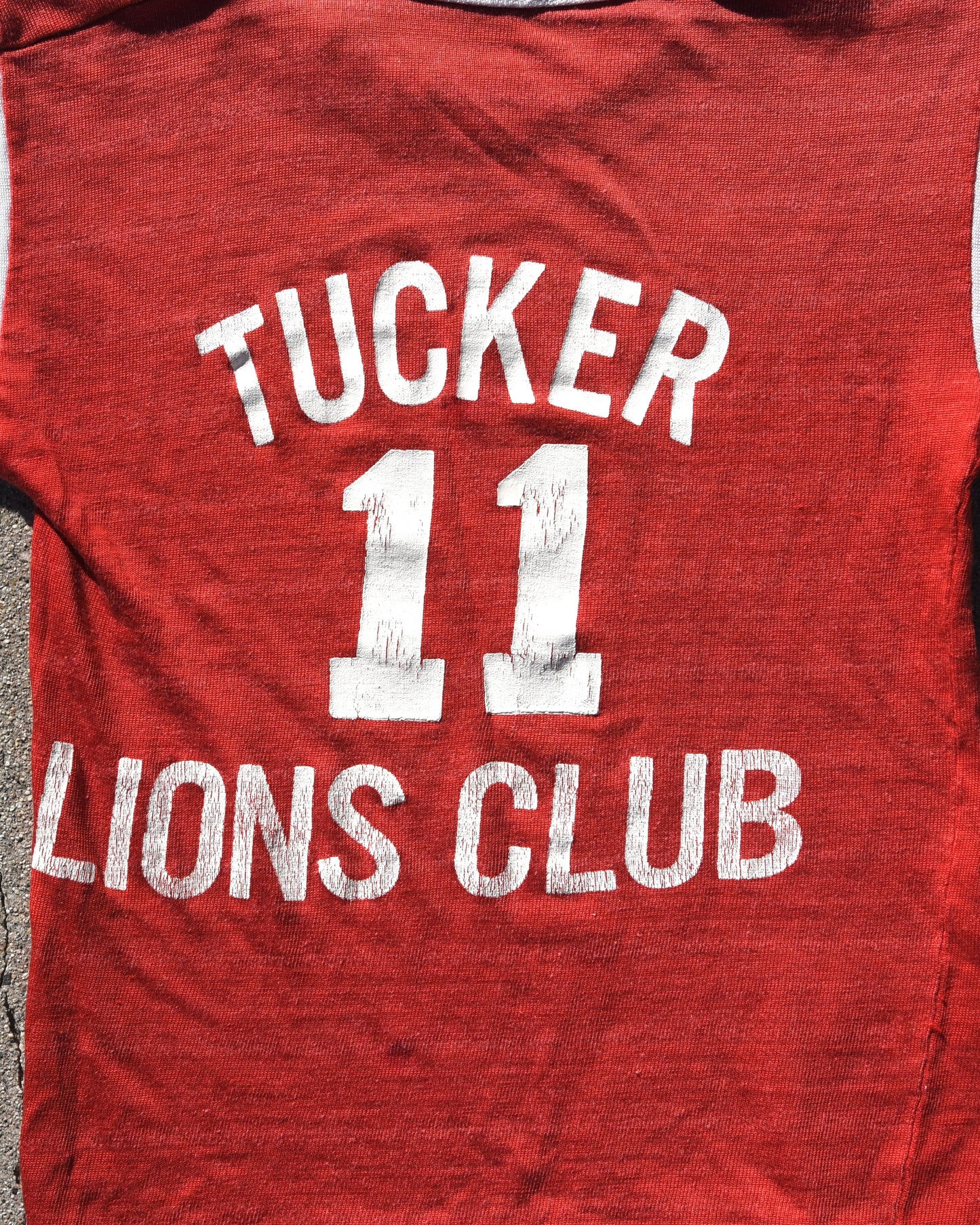 1950s Durene Red Legs Jersey