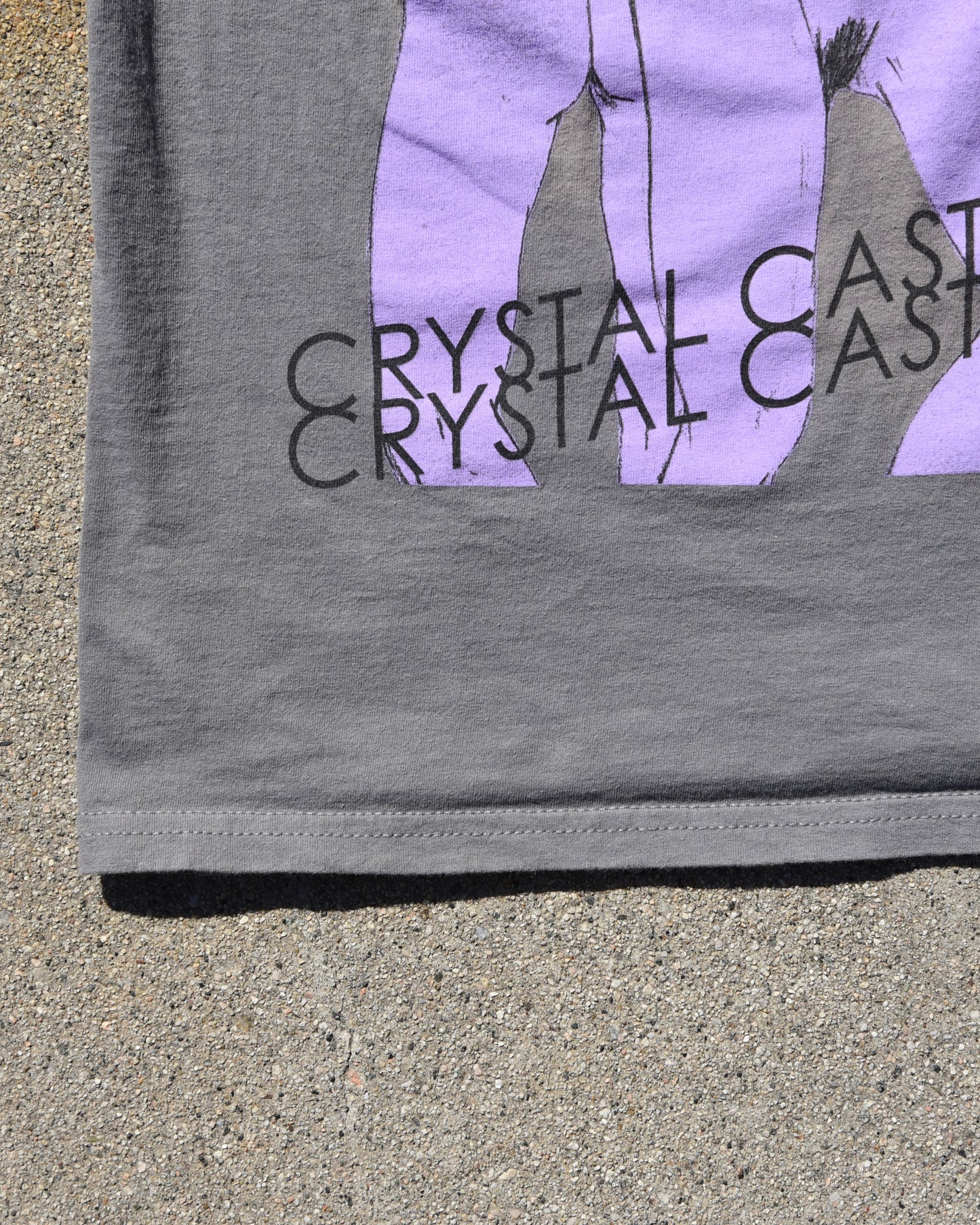 Crystal Castles Affection EP Promo Tshirt - Bay Island - Large